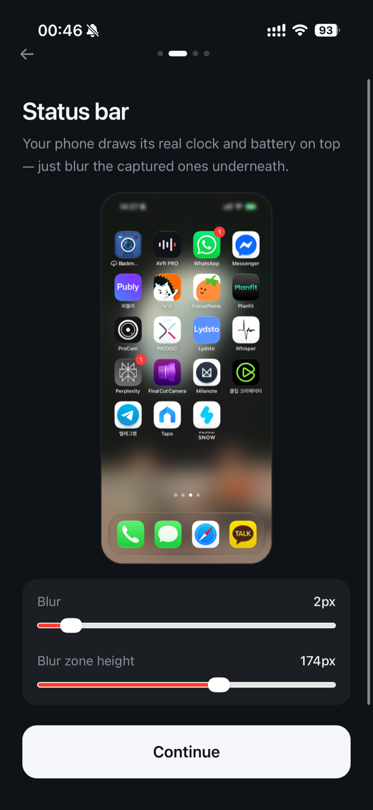 Place an invisible label under any icon